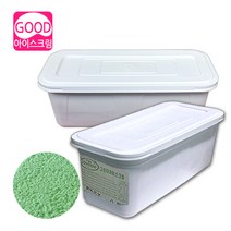 라벨리 프리미엄 4리터(업소용) 아이스크림, 1통, 4000ml, 그린티