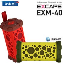 인켈 EXCAPE 방수 블루투스 스피커, EXM-40, 그린