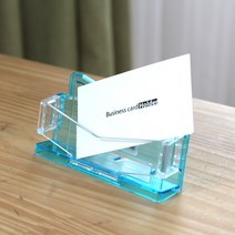 팝오피스 명함꽂이 명함보관함 카드꽂이 쿠폰꽂이 카드홀더, BHB3001:아이홀더(1단/블루), 1개입