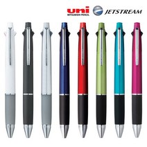 제트스트림 유성 볼펜 0.5 4&1 4색볼펜/MSXE5-1000-07, 블랙, 1