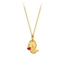 코지쥬얼리 14k 18k 용용이 미아방지 목걸이, 18k 3푼체인 38cm