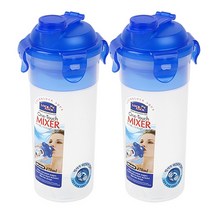 락앤락 원터치 믹서 HPL931N 2개, 혼합 색상, 470ml