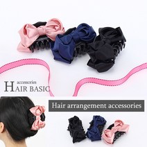 kirakirashop 소녀 리본 헤어집게1