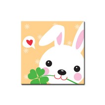 DIY캔버스페인팅 명화그리기, C08_행운의 토끼