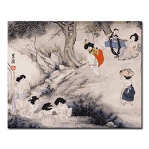 DIY캔버스페인팅, F36_신윤복의 단오풍정