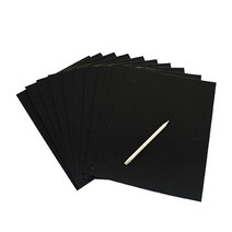 수작소 스크래치페이퍼 스크레치페이퍼 먹지, A4, 1세트