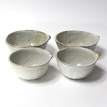 토비 소화 2인 공기대접세트 공기, 미색, 4개