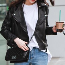 미미야 여성용 슬림 라이더 자켓 JK450