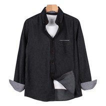 오마보이 남성용 크리스챤 데님 남방 740JE