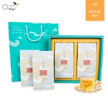 오티아 차 선물세트 모음, 1개, 제주 무농약 오티아 2종세트 귤피차21g+청귤차12g