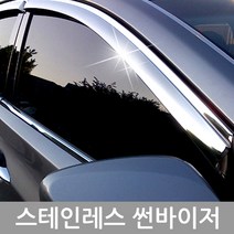 [금창] 스테인레스 썬바이저 (기아차종), 모하비