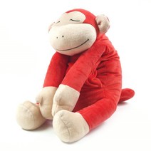 스누지(Snoooozy) 허그바디필로 시트러스향 인형쿠션, 몽키(레드)