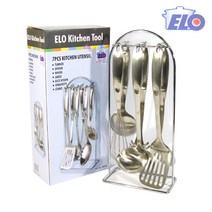 ELO 통스텐조리도구세트(7P) 키친툴세트 스테인레스조리기, 실버, 1개