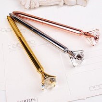 특이한 보석볼펜 다이아몬드 크리스탈 볼펜 10종, Rose Gold (로즈골드), 1개