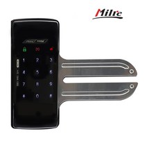 밀레시스텍 MI-250K 상가문 유리문 디지털도어락 번호키 글라스도어락 도어록, MI-250K (단문형) / 자가설치