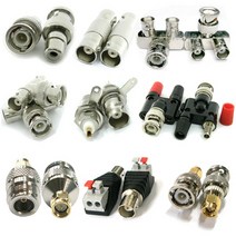 더블스피드 BNC RCA 동축 CCTV 카메라 안테나케이블 연결 젠더 커넥터, AK0420