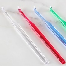 미소덴탈 어금니칫솔 슬림형 잇몸마사지용 치과칫솔 4개입, 1팩