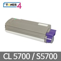 신도리코 슈퍼재생토너 CL5700 S5700 비정품토너, CL 5700nh 파랑, 1개