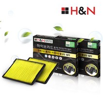 한일 폼코팅 활성탄 필터, 1개, 현대|A184 베라크루즈 11년이후(경유)