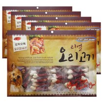 헬로도기 펫더맨 리얼 300g 닭고기 오리고기 치킨스틱 연어포 샌드위치 사사미, 5개, 리얼 오리칼슘본 300g