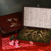 삼모아 토종 7년근 산양산삼 장뇌삼 선물세트 고가구 자개케이스+실크보자기 포장 인삼/수삼/장뇌삼, 1박스, 5뿌리