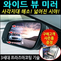 한신 와이드 뷰 사이드미러 - 일반미러, 1개, 01.현대 SUV-베라크루즈 (No.29)