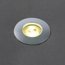 미니 지중등 C형 LED 1W 3200K, 노란빛, 1