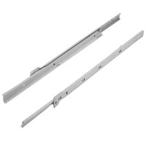 디데이마트 서랍레일 가구레일 2단 3단 볼레일 서랍장레일 수납장 옷장 싱크대 밥솥레일 렌지대레일 책상 광폭 댐핑 댐퍼 고하중 철레일, 선택2)백색레일/350mm(4개1조)