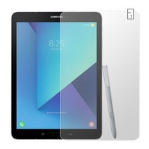 유베키 갤럭시탭S3 9.7 지문 강화 유리 액정보호필름 SM-T820 T825, [B] 강화필름(총2장)