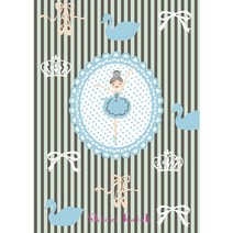 신지가토 DIY 메세지 엽서세트, Ballet, 1세트