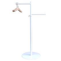 코코디피 ㄱ자 기역자 옷가게 의류매장용 행거 옷걸이 헹거 철재 엘보 행가 옷거리, 기본 쌍방향행거 검정색