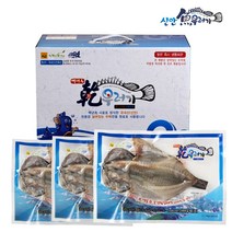 HACCP 인증 신안우럭 반건조 우럭 3팩 구성, 건우럭 3호(350g~400g)