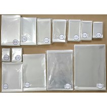 팬시파파 접착식 투명OPP봉투 - 미니 1호 2호 3호, 2호(85x120+30mm / 200매), 1팩