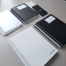 포켓노트 A5 B5 스프링노트 유선노트 기자수첩, A5 포켓노트(대) - 블랙