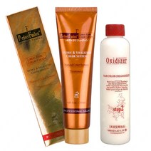 로하스 뉴트리 염색약 150ml.1제6개당 산화제1000ml*1개 헤어컬러, O-74중간오렌지, 1개