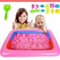 모래놀이 칼라모래놀이세트1.8kg 감각놀이, 보라색모래놀이세트, 1.8kg