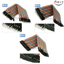 ADIT PCB기판 아두이노 센서 점퍼케이블 점퍼선 컴퓨터 보드 접촉케이블, AM2940_암수 17.5cm