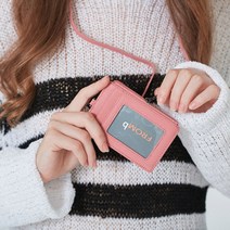 고품격패션 멜론 소가죽 지퍼 카드홀더