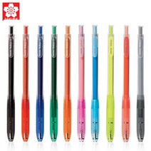 사쿠라 볼사인 노크식 젤볼펜 30색0.4mm/0.5mm/0.6mm, 0.6mm/골드, 1개