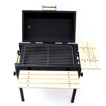 BBQ 화로대 캠핑용바베큐그릴 훈제바베큐, 추가구성 : 화로대커버