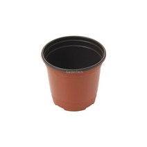 이색포트화분 10cm x 10개 묶음(적색) [플라스틱화분]