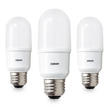오스람 LED 스틱 전구 램프 7W 9W 10W 삼파장 볼전구 볼램프, 오스람 LED 스틱램프 10W 백색(아이보리빛), 1개
