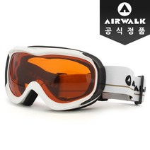 에어워크 정품 스키 보드 성인 고글 AW-1200 WT, AW-1200 BK