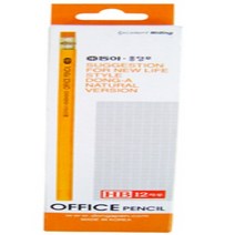 동아연필 품질좋은 오피스전용 연필오피스연필 연필, 2B오렌지12본, 1세트