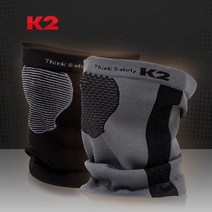 k2 safey K2 넥워머 넥게이터 방한마스크 목도리 멀티스카프, 그레이