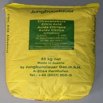구연산나트륨(시트르산소다) 구연산소다 [식품첨가용] 25KG [오스트리아]