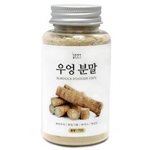 우엉분말(국산) 70g(플라스틱통) 우엉 가루 우엉차 선식 칼국수 반죽 건강 한방 재료, 1개