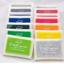 [데스크 프렌드] 사무용 문구류_13종 문구라인, 05.직사각핑거스탬프_연두색, 1개