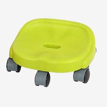 CHERRYT 이동식 바퀴의자 클린체어 그린, 1개