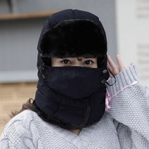 엔젤야옹 마스크달린 귀달이털모자
